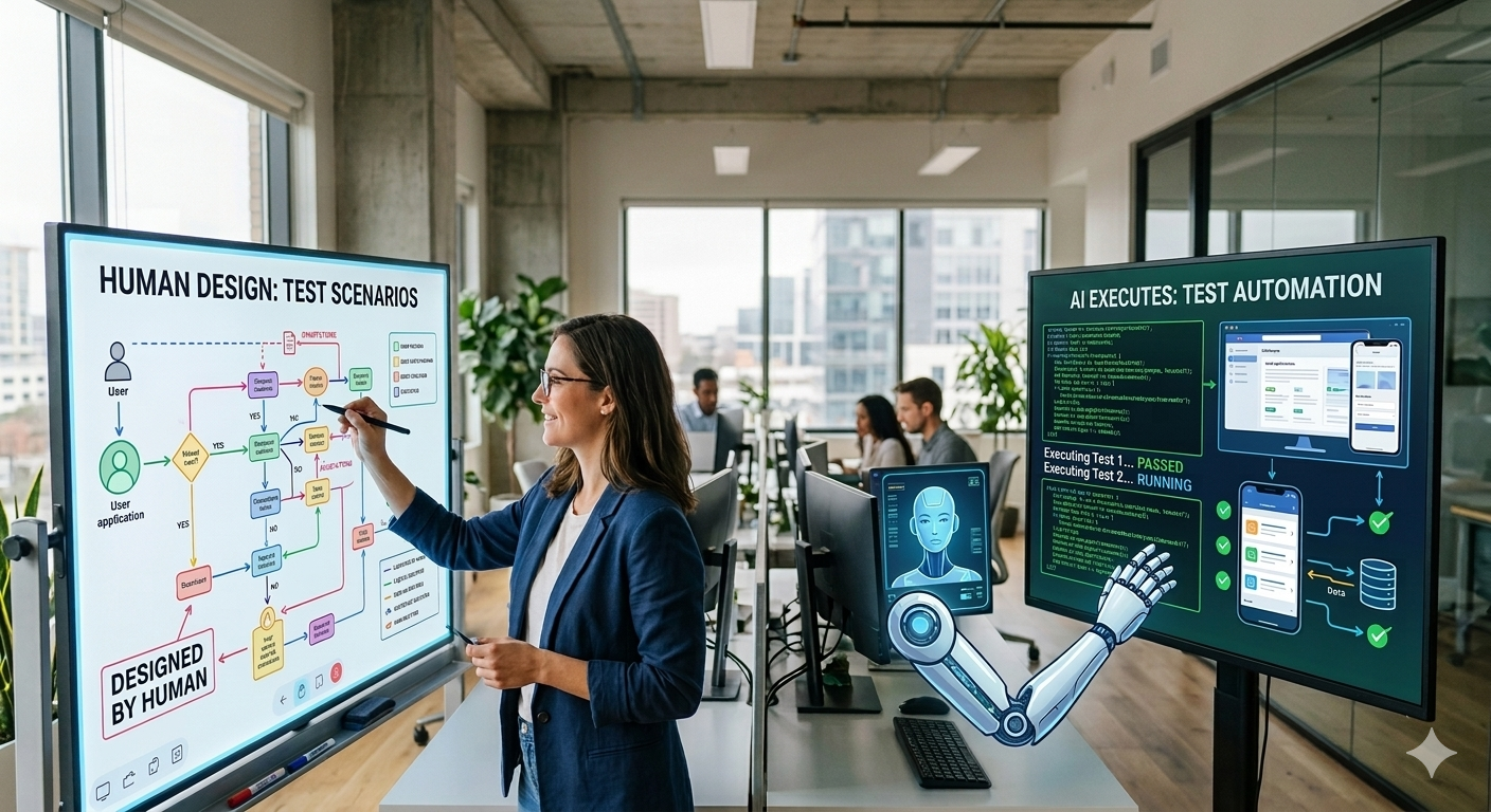 AI Test Automation: The Next QA Stack Where Humans Design and AI Executes
